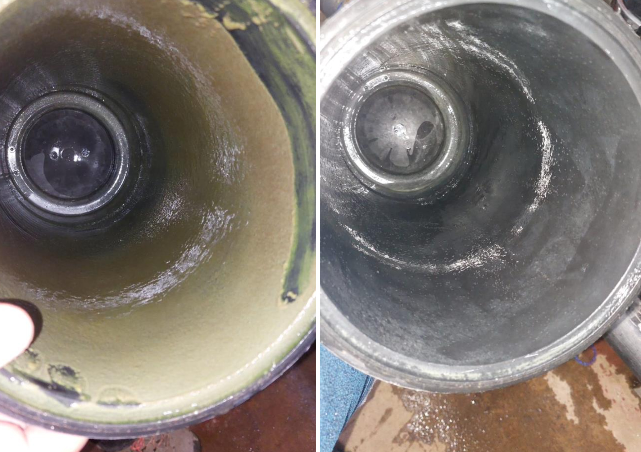 Boru hattı temizliği karşılaştırması